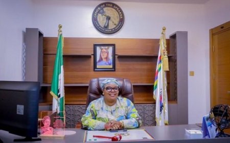 PHOTOS: Amid Crisis, Mojisola Meranda Officially Moved to Lagos Speaker’s Office