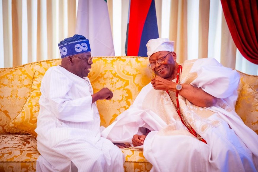 Awujale Pays Private Visit to President Tinubu, Pushes Ijebuland State Agenda