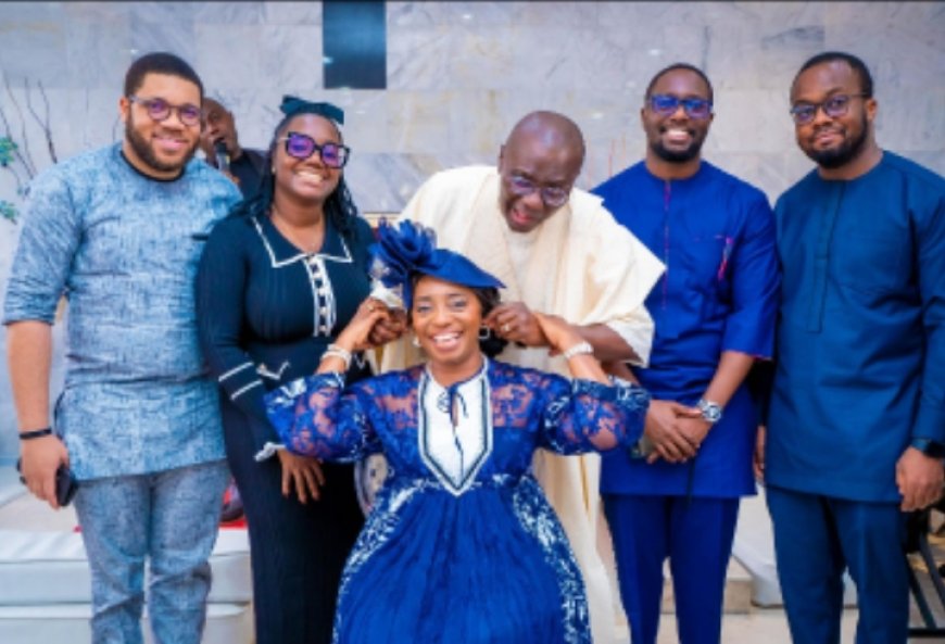 LOVE IN JANUARY: Sanwo-Olu Celebrates Lagos First Lady at 58,  Showers Encomium on Her Virtues