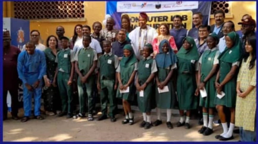 Rotary Club of Lagos Island Empowers Students of Wahab Folawiyo High School with Multi-Million Naira Computer Laboratory Project