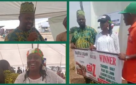 Ogun Gospel Artiste ObaIyanu Wins Star Prize at 2025 Gateway International Trade Fair