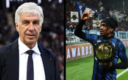 Atalanta Coach, Gasperini Clarifies Offensive Words Used on Lookman After Serious Controversy
