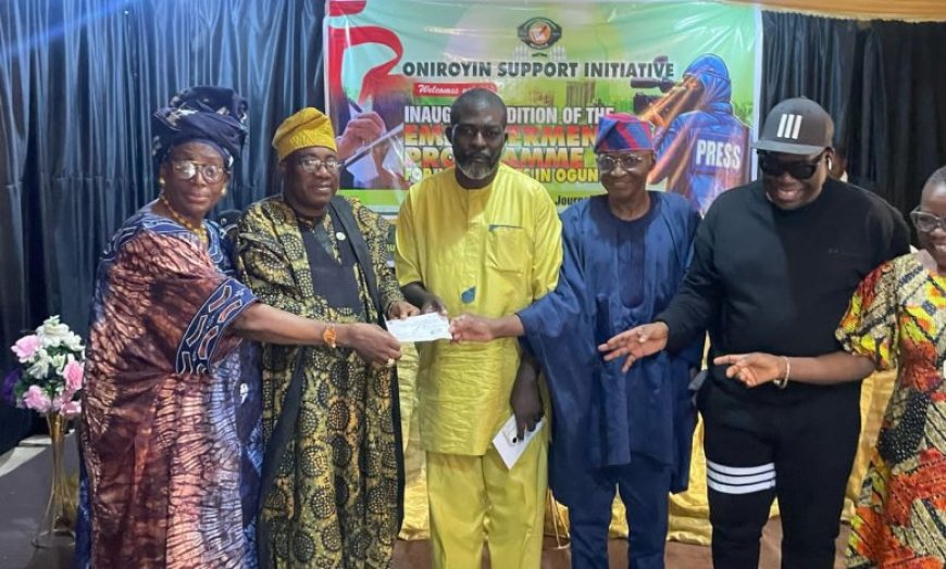 Abeokuta: ISO  Empowers Families of Deceased Journalists, Convener Appreciates Pelican CEO for Worthy Partnership Gestures