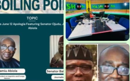 BOILING POINT ARENA: Senator Babafemi Ojudu, MKO Abiola's Son, Set to Dissect IBB's Apologia This Sunday