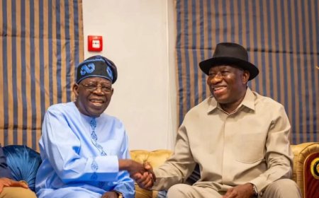Tinubu Congratulates Jonathan on Sunhak Peace Prize Global Recognition