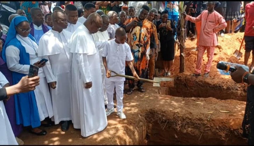 Tears Flow as Remains of Three Minor Siblings Murdered, Stuffed in Freezer Buried in Anambra