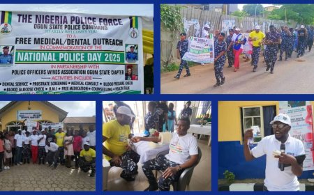 Ogun Police Puts Beams of Smiles on Faces of Residents with Free Medical Outreach