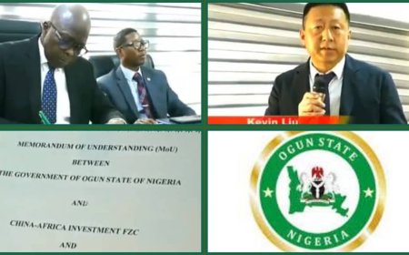 Ogun Government Signs MoU with China To Boost Vocational Education In Tertiary Institutions