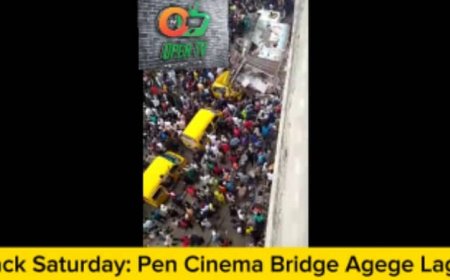 VIDEO REPORT: Black Saturday As Fully Loaded Truck Veers Off Pen Cinema Bridge, Lands on Commercial Buses