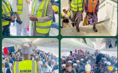HAJJ 2025: First Batch of Ogun Pilgrims Departs Nigeria As Amirul Hajj Offers Counsel, Prayers