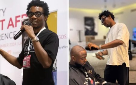 "I Started Cutting Davido’s Hair at 12 - He Paid N200 Back Then, Now He Pays N2 Million" Nigerian Celibrity Barber Reveals 