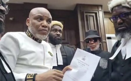Tension Runs High in Abuja Court as Judge Warns FG Over Delays in Nnamdi Kanu's Trial, Says, "I Will Strike Out Your Case as Weak"