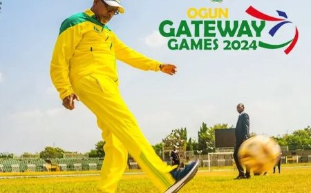 Dapo Abiodun Calls for Public Support As Ogun Sets to Face Kwara at Gateway Games Final Football Match on Tuesday