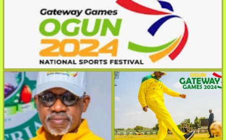 Dapo Turns Dancing Governor As Team Ogun Wallops Team Kwara 4 - 1, Clinches Gold Medal in Final Football Match