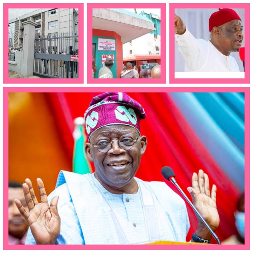 Tinubu Intervenes in Wike's Revocation Order Against PDP Secretariat, FIRS Office, Others, Grants 14 Days Grace