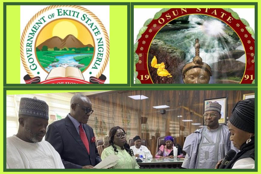 INEC Announces Date for Guber Elections in Ekiti, Osun, Swears in New RECs