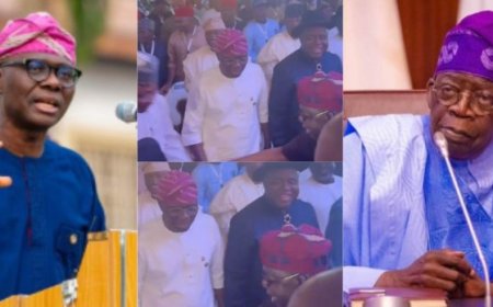 Tongues Wag As Video of Tinubu Openly Snubbing Sanwo-Olu Goes Viral