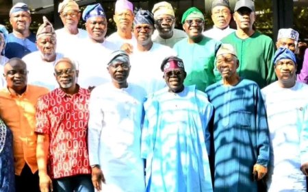 After Open Snub, Tinubu Finally Meets Lagos Governor Sanwo-Olu, Others, Says "It’s Over Now"