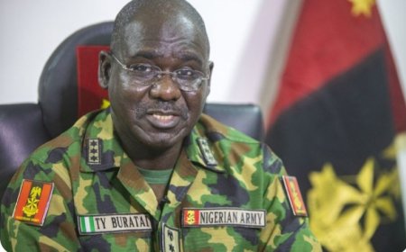 Former Army Boss, Buratai Denies Boko Haram Attack Claims By Ndume Says "It's Mischievous, Utterly False"