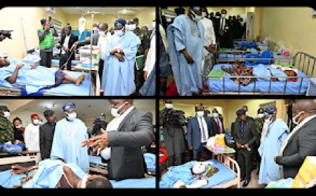Follow Up: Tinubu Visits Injured Victims of Benue Killings at Teaching Hospital