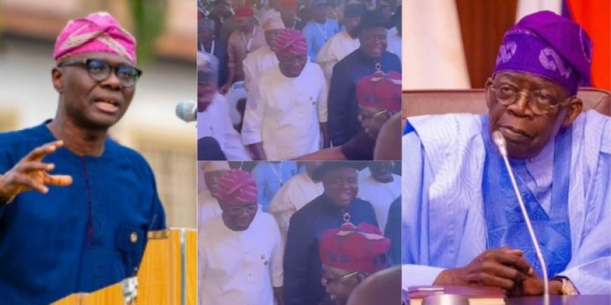Tongues Wag As Video of Tinubu Openly Snubbing Sanwo-Olu Goes Viral