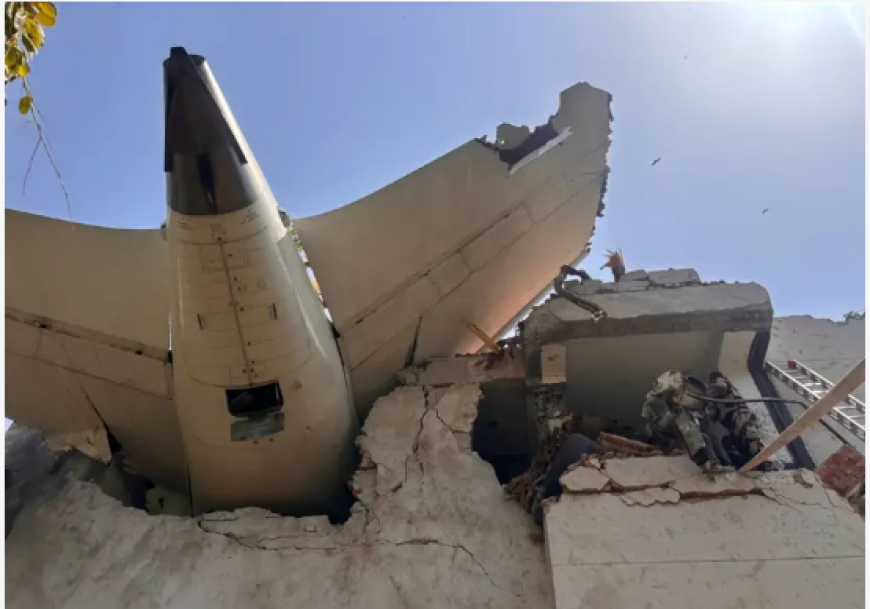242 Passengers, Others Feared Dead As India Plane Crashes into Residential Building