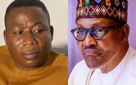 "The Man That Sent DSS to Come and Kill Me in The Middle of The Night is Dead, But I'm Alive Today" - Sunday Igboho Reacts To Buhari's Death