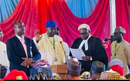 APC Swears In Humanitarian Minister, Nentawe As National Party Chairman