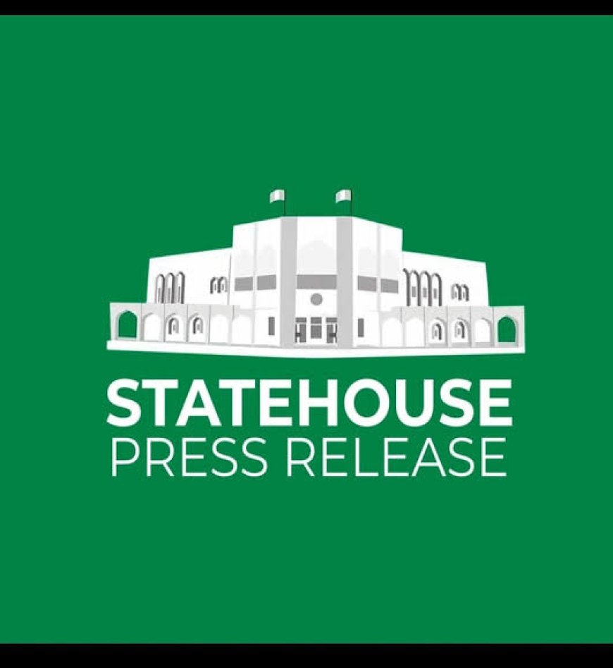 STATEHOUSE PRESS RELEASE