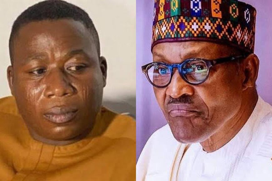 "The Man That Sent DSS to Come and Kill Me in The Middle of The Night is Dead, But I'm Alive Today" - Sunday Igboho Reacts To Buhari's Death