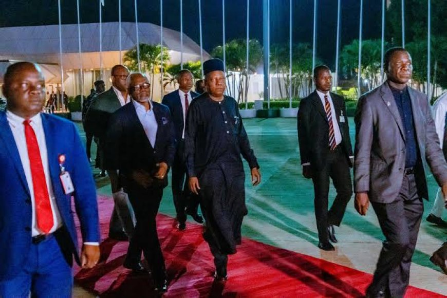 Shettima on Tinubu's Order Arrives in London to Accompany Buhari’s Remains Back to Nigeria For Burialq
