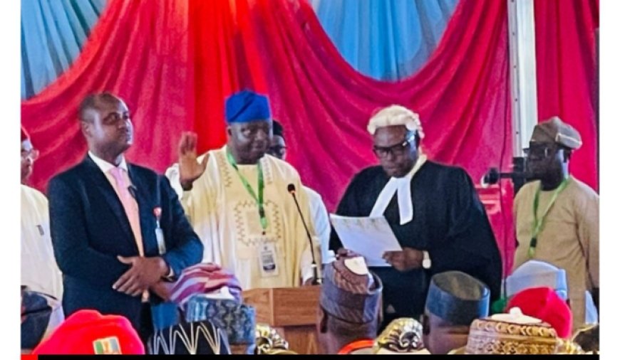 APC Swears In Humanitarian Minister, Nentawe As National Party Chairman