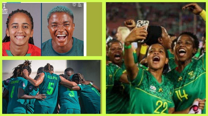 Jubilations As Nigeria's Super Falcons Stage Dramatic Win Over Morroco, Secures 10th WAFCON Title, Carts Home Three of Five Awards