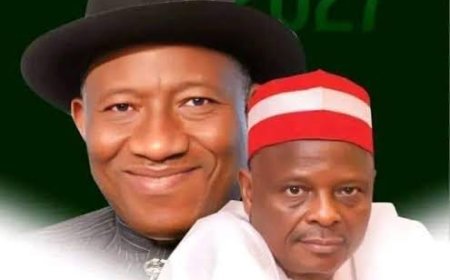 Tinubu, Beware: Jonathan-Kwankwaso Posters Flood Social Media as Ex-President Jonathan Declares Interest in 2027 Presidential Election