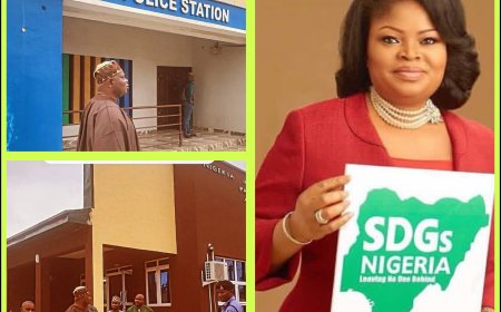 Olota of Ota Inspects Newly Constructed Police Station and Immigration Office in Otta, Commends FG for Initiatives