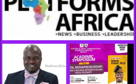 Association of Mass Communication Students (AMACOS) MAPOLY, Invites Platforms Africa Team Lead, Dr. Adeola Yusuf to Train, Mentor Media Students