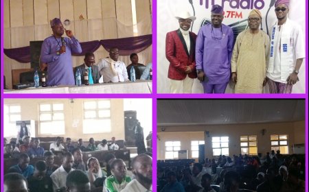"Become More Intentional, Purposeful, Entrepreneurial with Your Digital Footprints" Dr. Adeola Yusuf Counsels Media Students, Nigerian Youths at AMACOS Lecture 2025