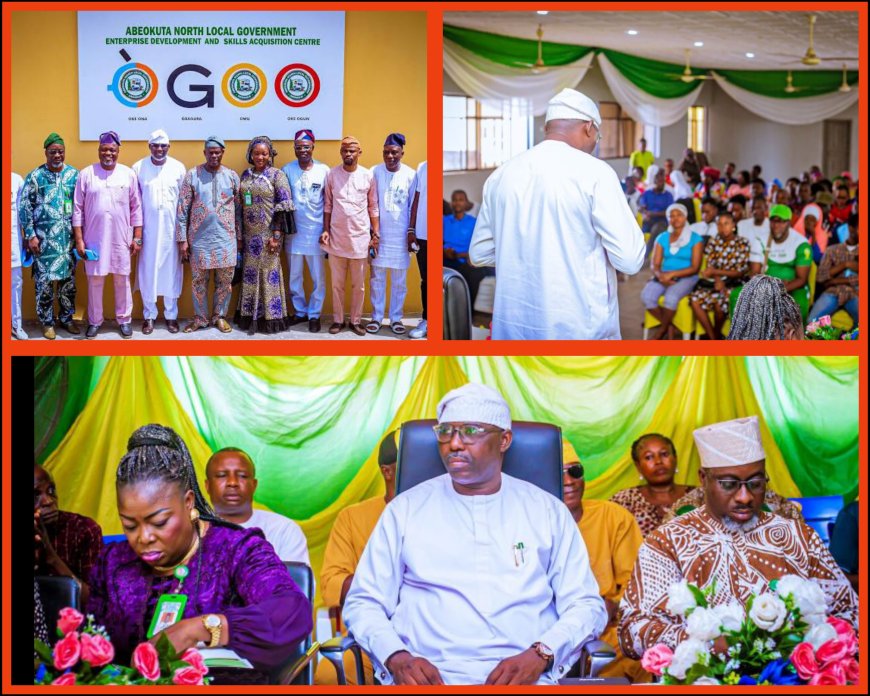 Abeokuta North LG Chairman Commissions Skills and Enterprise Development Centre, Pledges Commitment to Empowerment of Youths