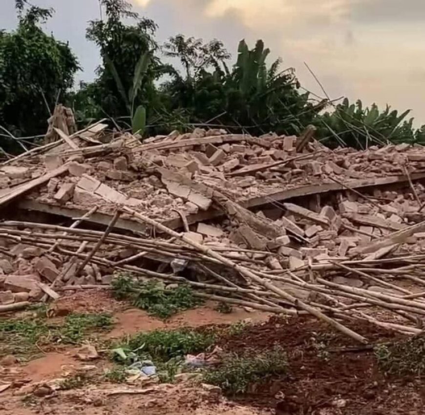 Tragedy Strikes as Hotel Under Construction Collapses, Kills Owner in Edo