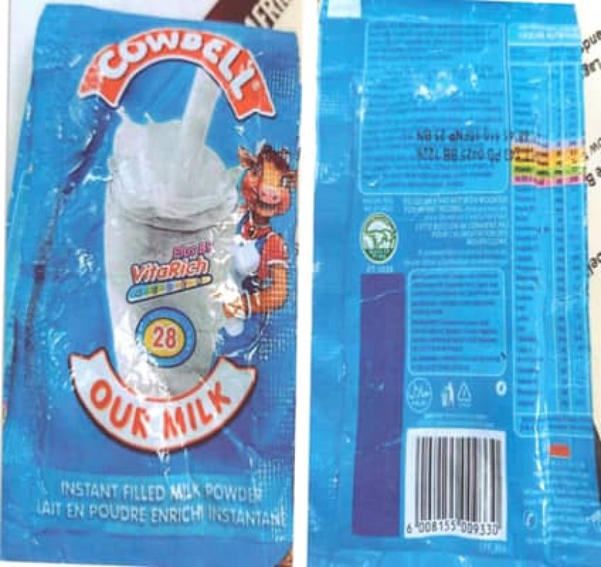 NAFDAC Raises Alarm as Fake Cowbell Milk Floods Market