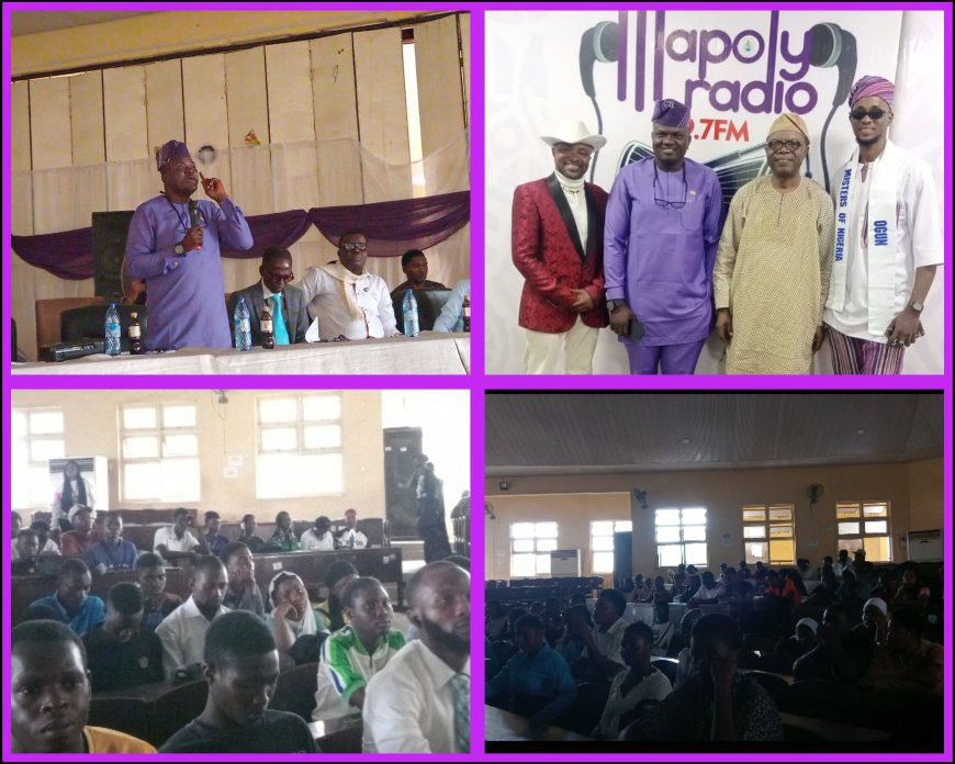 "Become More Intentional, Purposeful, Entrepreneurial with Your Digital Footprints" Dr. Adeola Yusuf Counsels Media Students, Nigerian Youths at AMACOS Lecture 2025