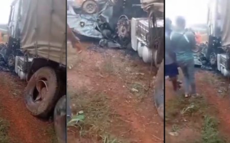 Tragedy Strikes Again as Dangote Truck Runs Into Vehicle, Crushes Entire Family, Others in Enugu