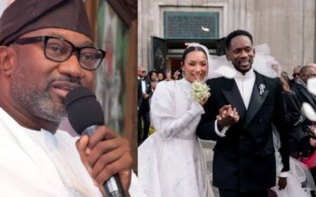 "You Have to Succumb to Your Husband; He’s Your Boss” — Billionaire Businessman Femi Otedola Tells His Daughter, Temi, at Her Wedding
