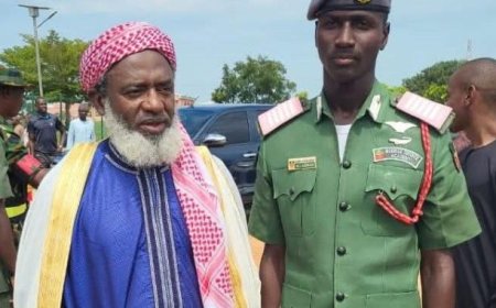 Son of Bandit Negotiator Sheik Gumi Graduates From Nigerian Defence Academy