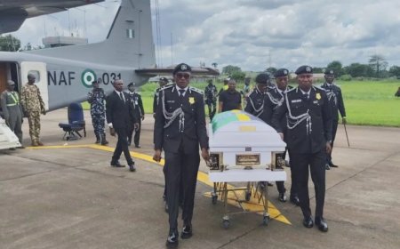Amid Tears, Tributes, IGP Arase's Remains Arrive Benin