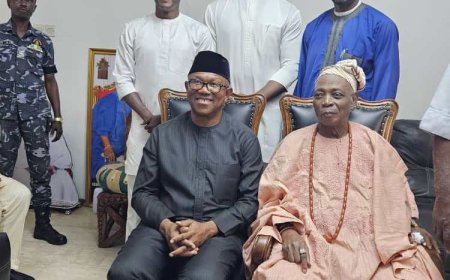 Peter Obi Clears Air, States Reason For Calling Olubadan His Brother