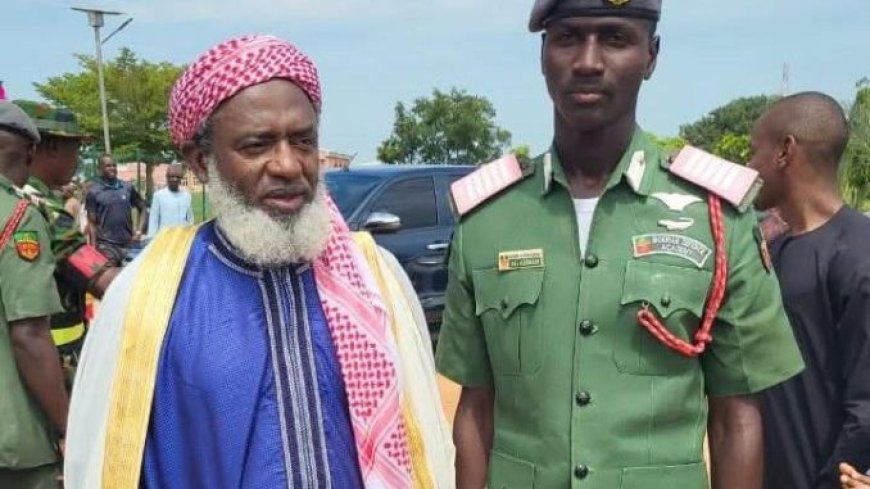 Son of Bandit Negotiator Sheik Gumi Graduates From Nigerian Defence Academy