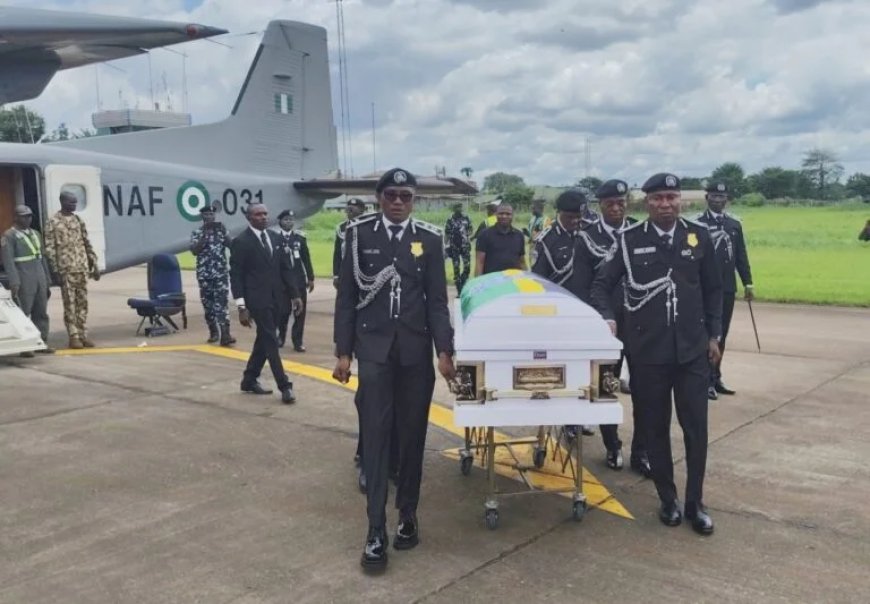 Amid Tears, Tributes, IGP Arase's Remains Arrive Benin