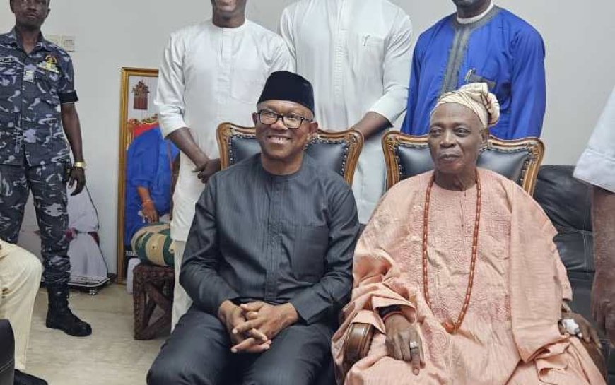 Peter Obi Clears Air, States Reason For Calling Olubadan His Brother