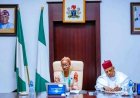 One Day Power: Kashim Shettima Vacates Seat as Vice President of Nigeria For Miss Joy Ogah
